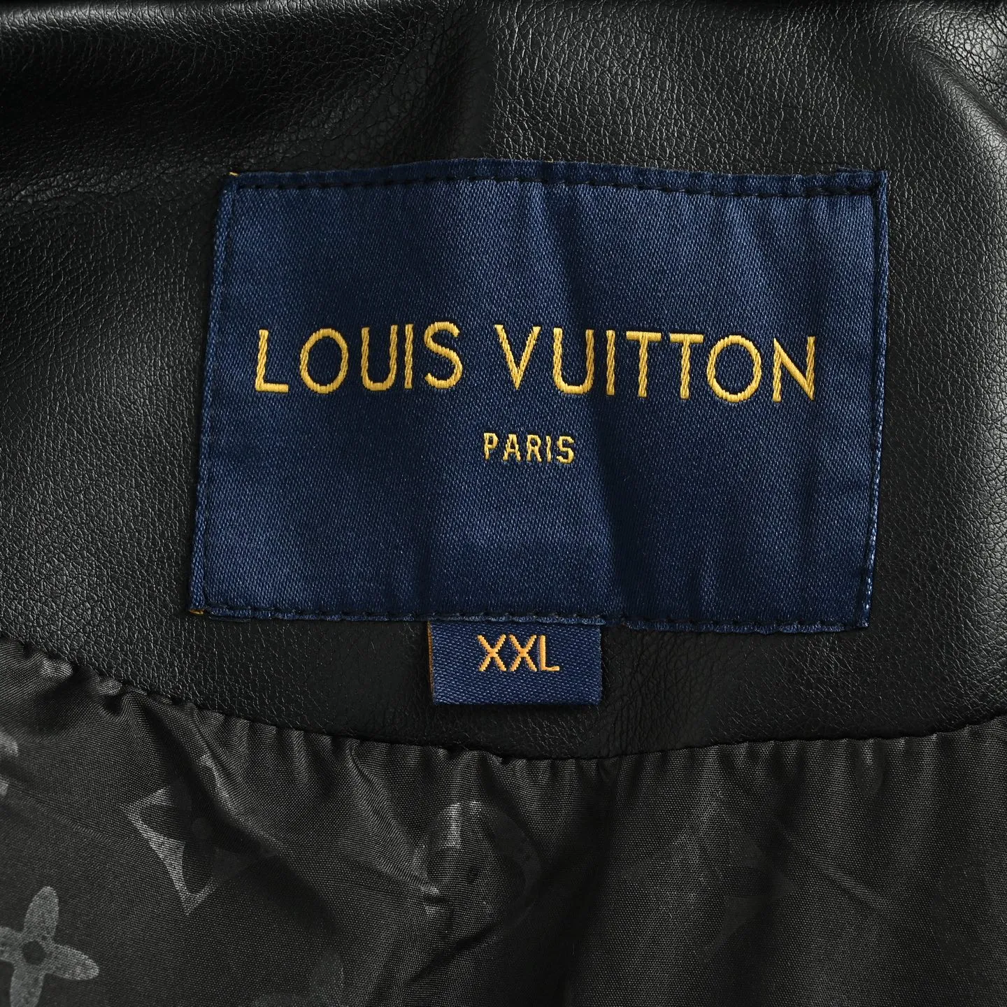 Louis Vuitton/Louis Vuitton Shibuya limited motorcycle lapel leather jacket